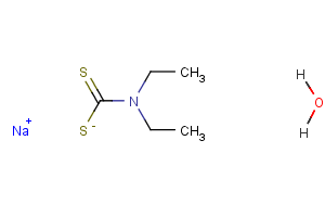 Sodium diethyldithiocarbamate trihydrate Sodium diethyldithiocarbamate trihydrate