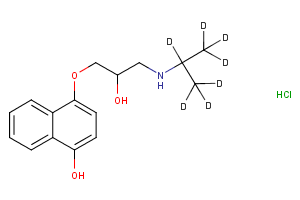 Hydroxypropranolol-d7 hydrochloride Hydroxypropranolol-d7 hydrochloride