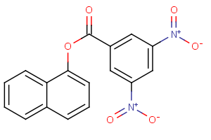 naphthalen-1-yl 3,5-dinitrobenzoate naphthalen-1-yl 3,5-dinitrobenzoate