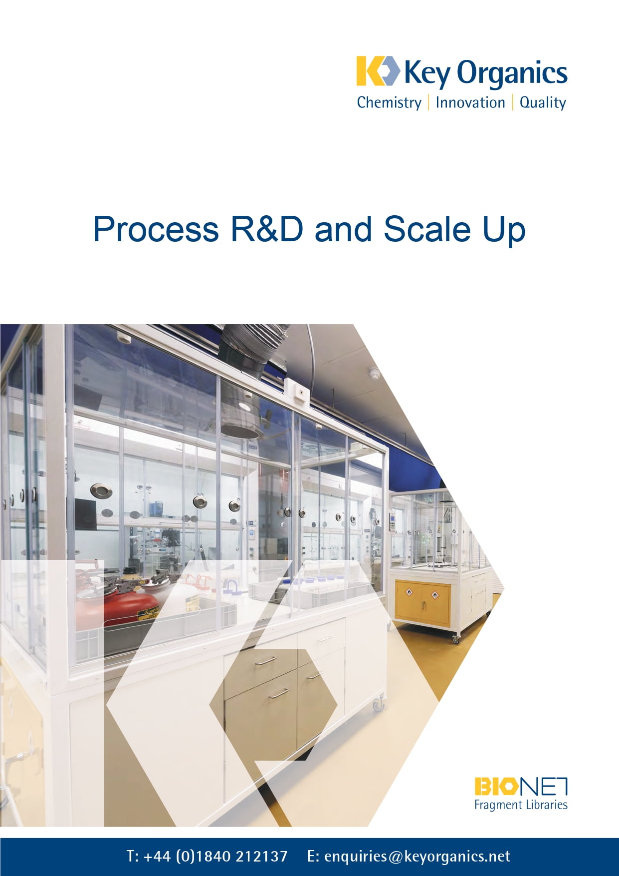 Key Organics Process R&D and Scale Up